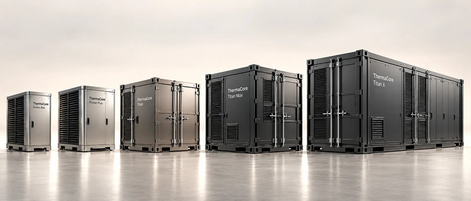 ThermaCore product family concept from compact systems to containerised industrial platforms